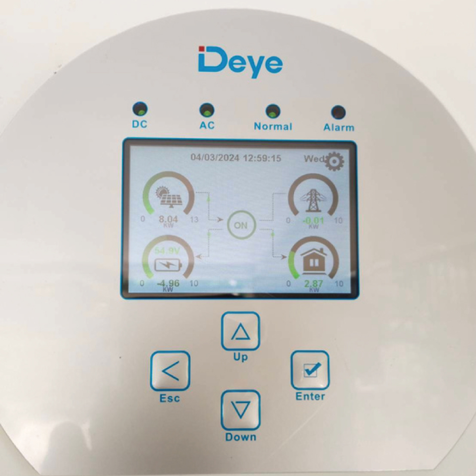 DEYE inverter panel